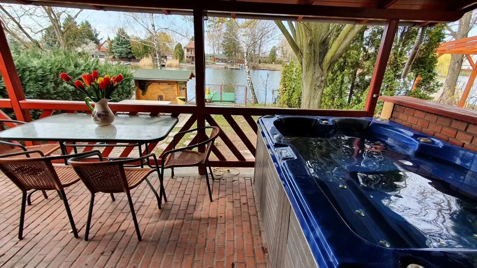 Jacuzzi a teraszon